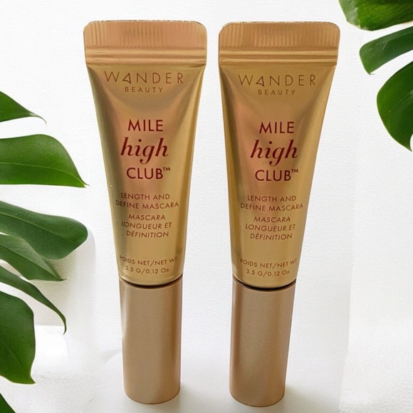 🛍️ x2 Wander Beauty Mile High Club Length and Define Mascara Deluxe Sample - Picture 1 of 7
